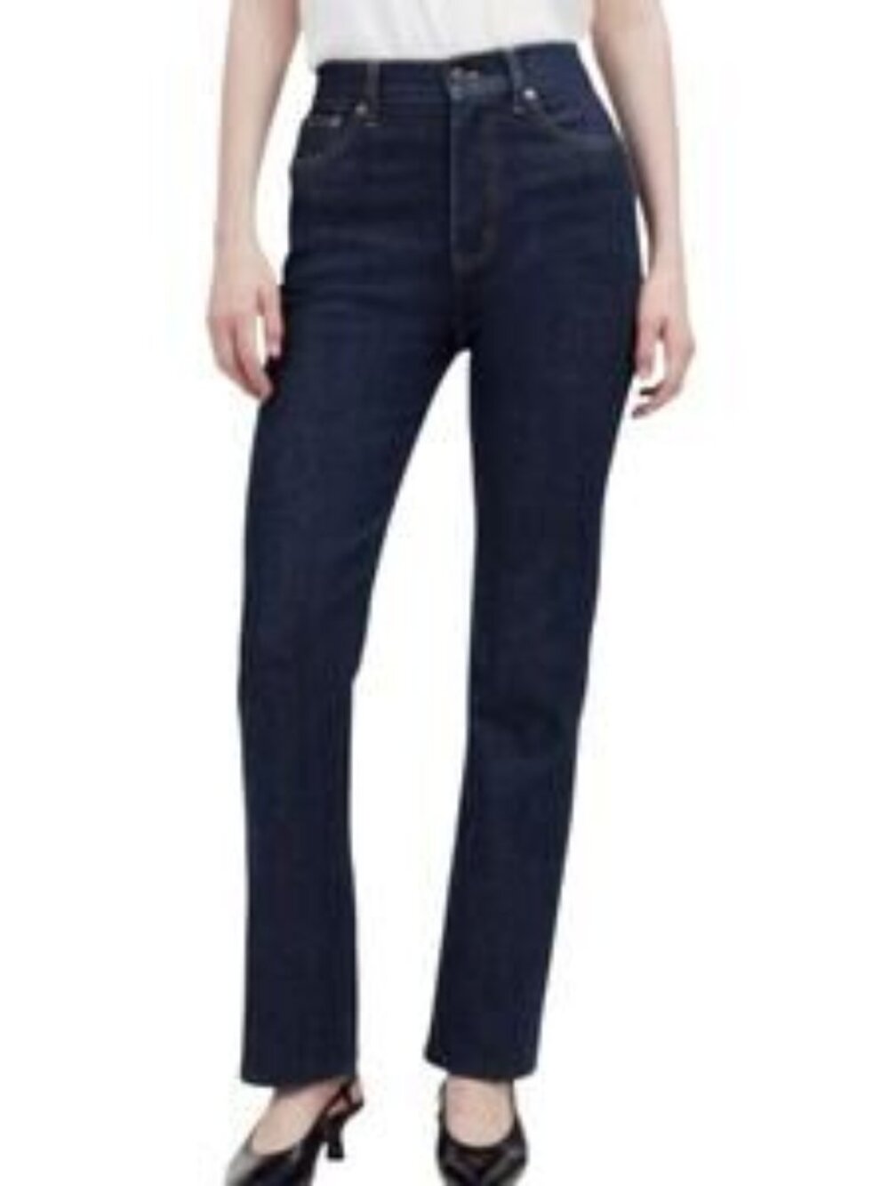 Madewell 90s Straight Dark Wash Size 30T Indigo Tall Stretch
